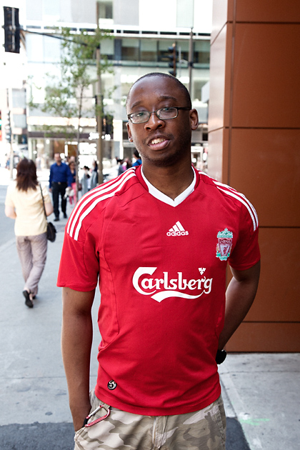 Ben. Liverpool. "I had a hefty dose of John Barnes as I was growing up in England."