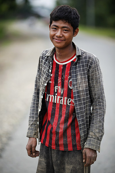 AC Milan. Brang Sengli. Rice field in Kachin State, Myanmar. 2013