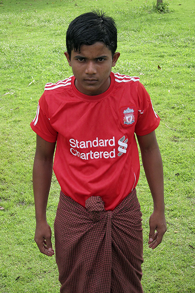 Liverpool. Nurul. At the shelter. Phuket. Thailand, 2013